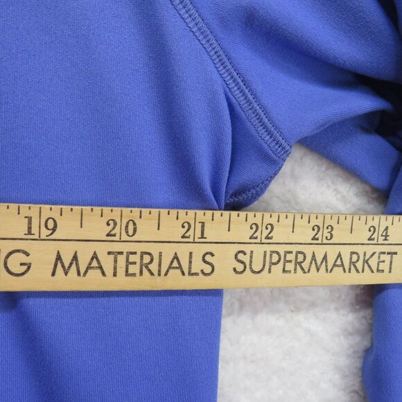 Old Navy Shirt Womens Size XXL Active Go Dry 1/4 Zip Pullover Long Sleeve Blue - Picture 8 of 9